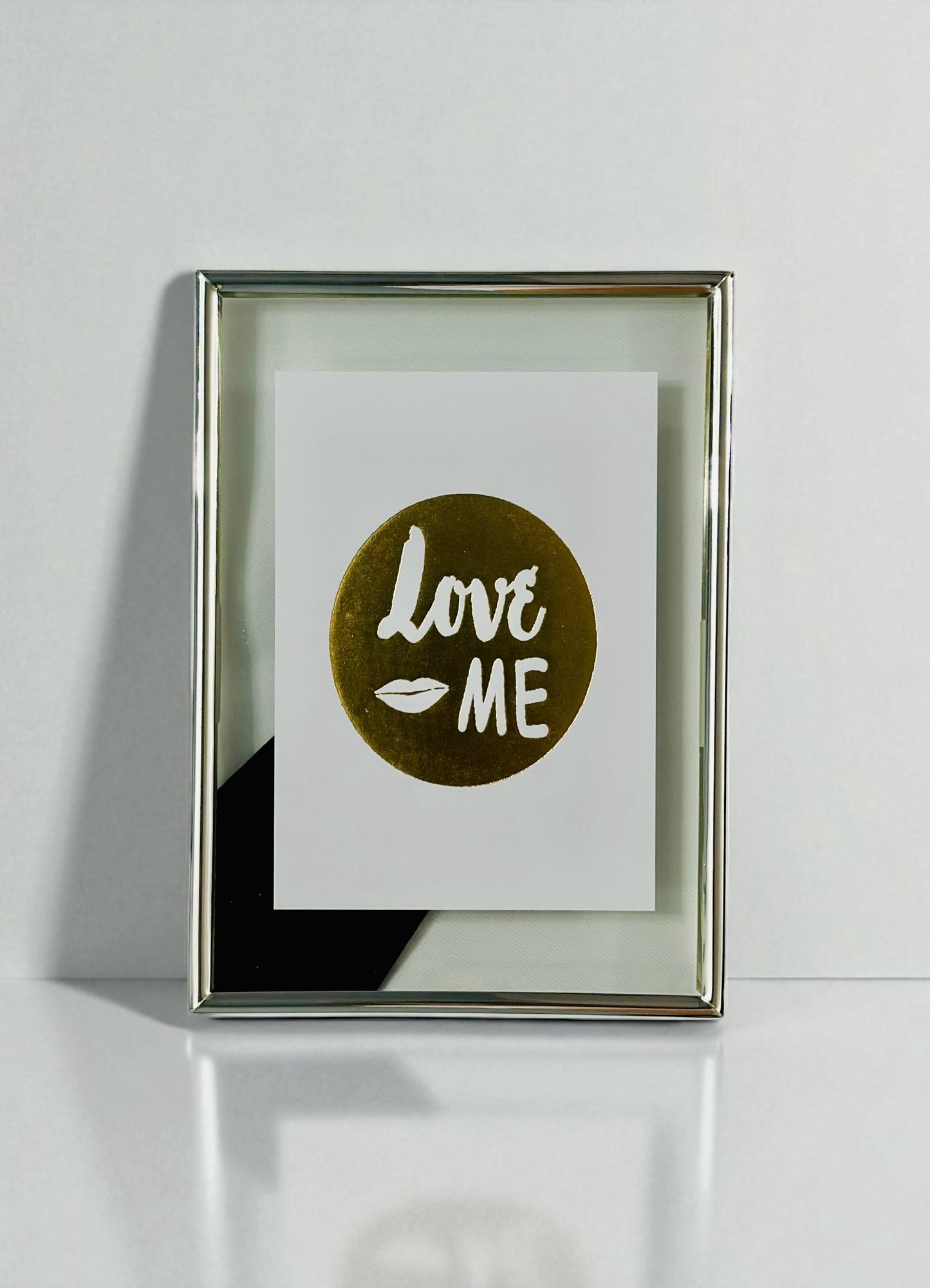 Luna – Ramă Foto cu Argintată Dublu Geam