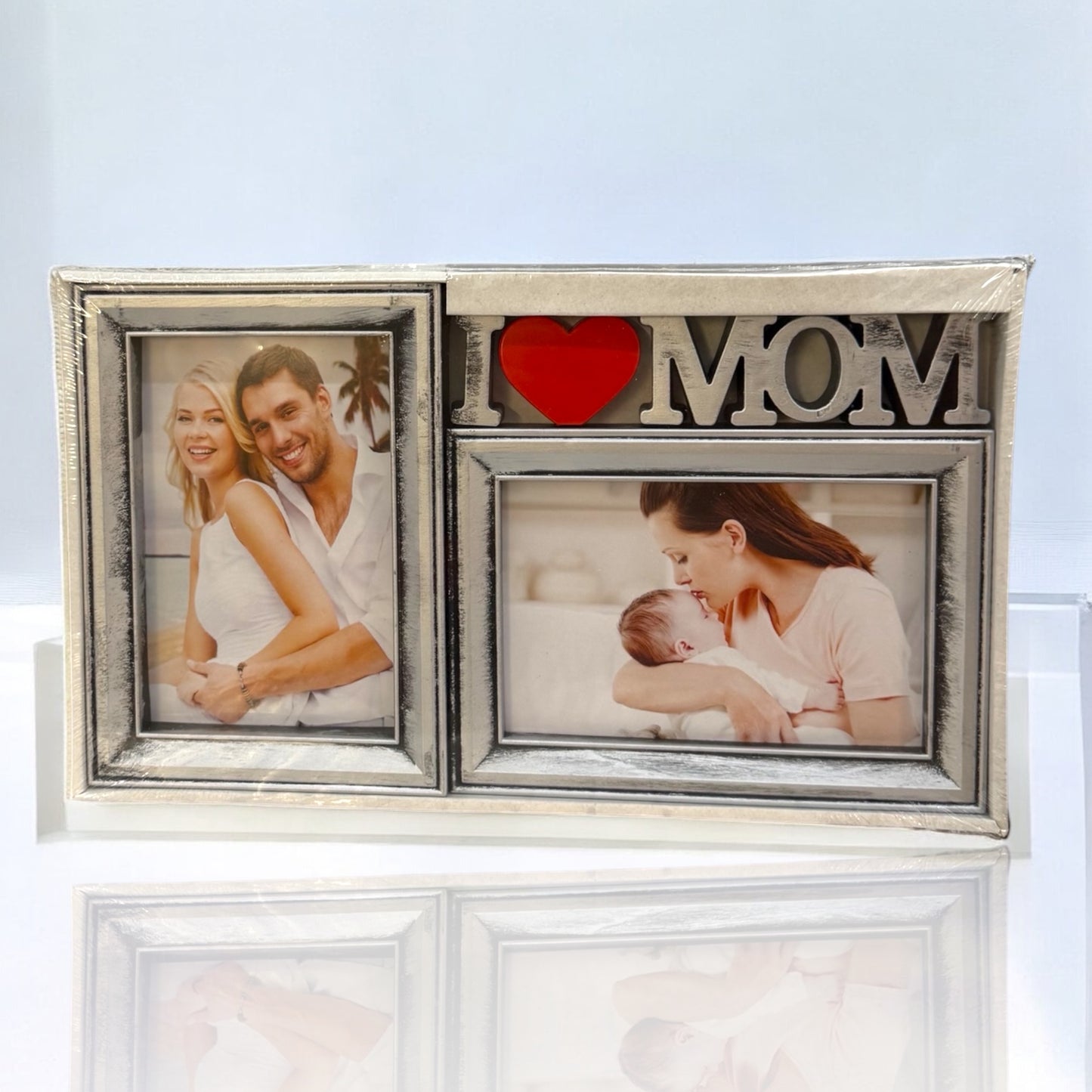 Colaj I Love Mom – 2 Rame Foto 10x15 cm