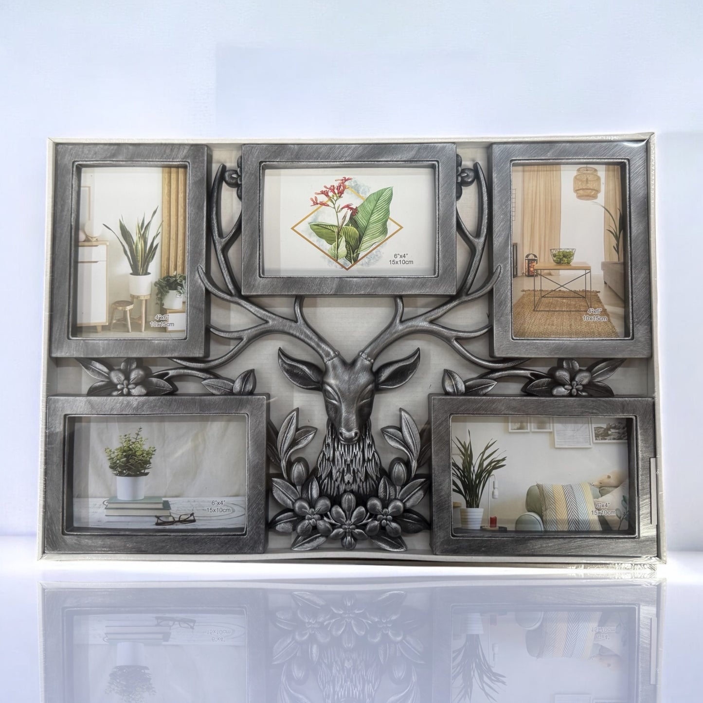 Colaj Arbore Cerb – 5 Rame Foto 10x15 cm