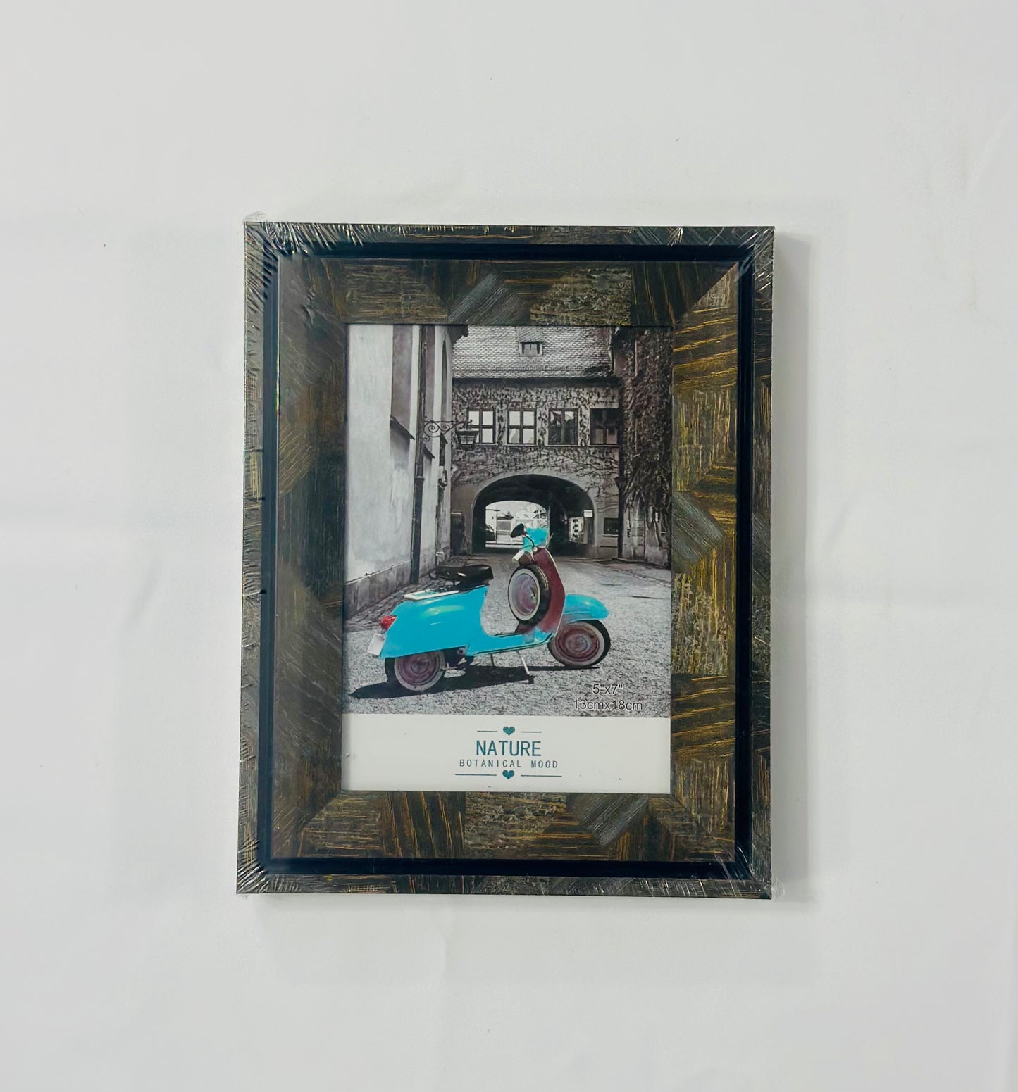 Cenușă Aurie - Ramă Foto Gri cu accent aurii