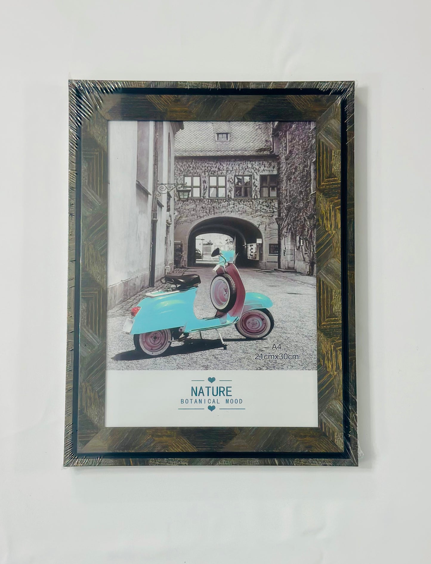 Cenușă Aurie - Ramă Foto Gri cu accent aurii