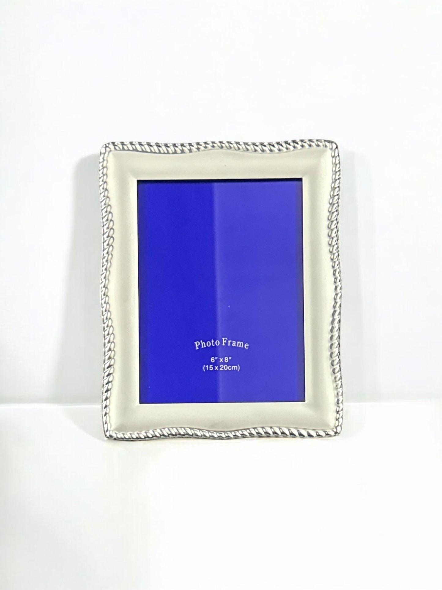 Ramă foto argintată 15x20 cm