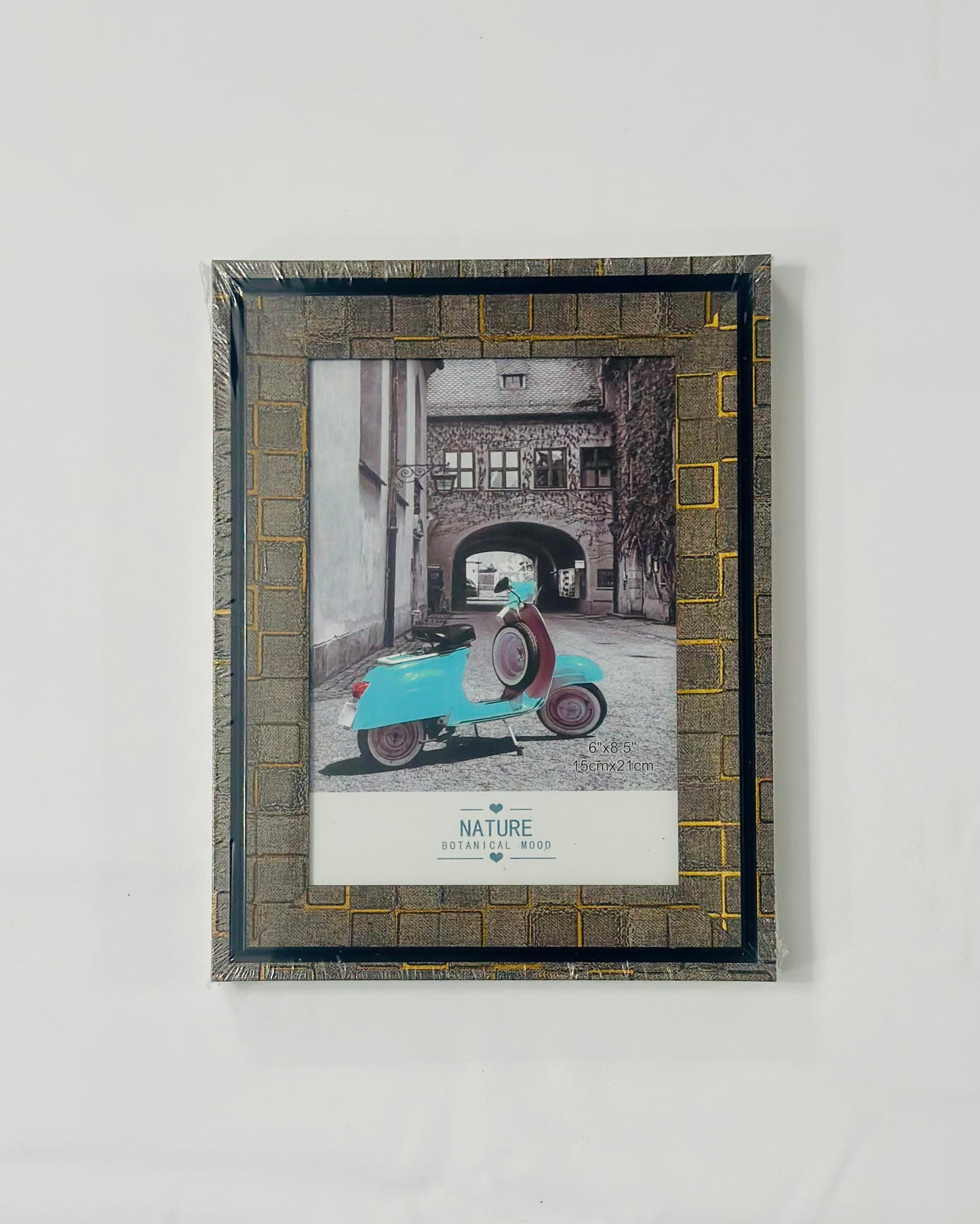 Magma - Ramă Foto Gri cu accent aurii