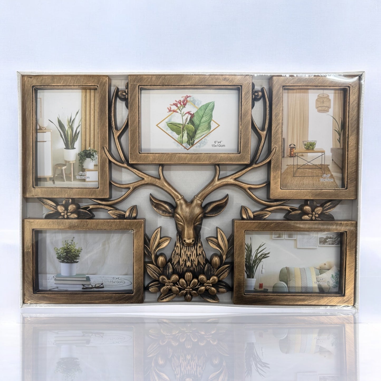 Colaj Arbore Cerb – 5 Rame Foto 10x15 cm