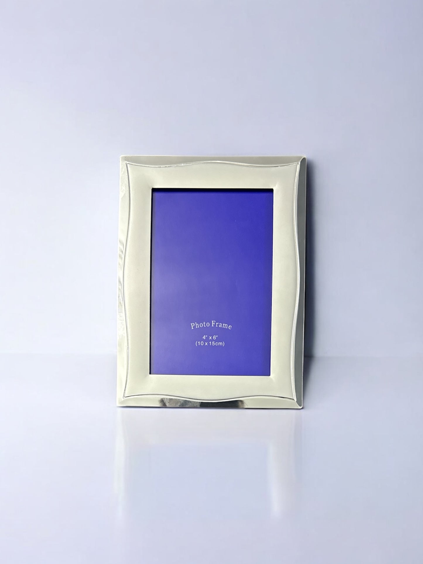 Ramă foto argintată 10x15 cm