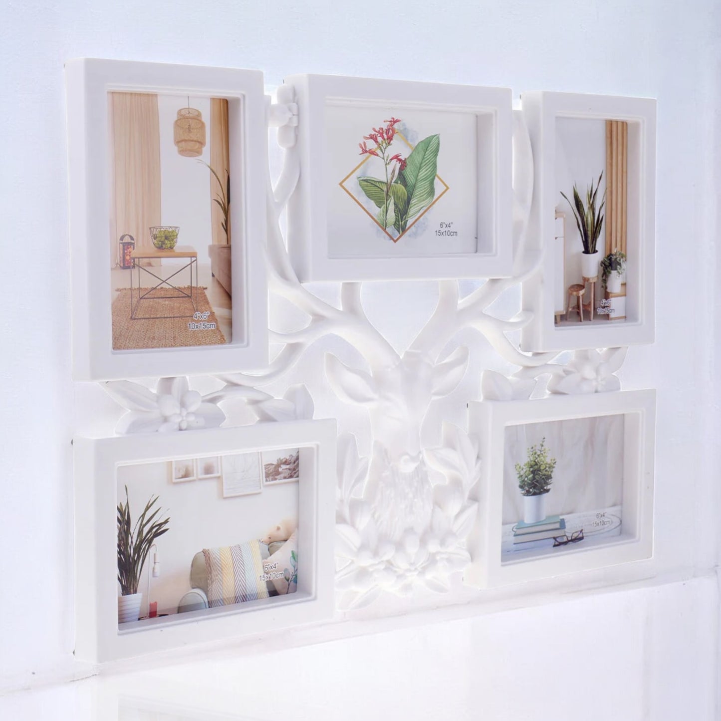 Colaj Arbore Cerb – 5 Rame Foto 10x15 cm