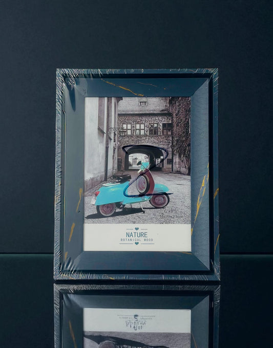 Antracit - Ramă Foto Gri Antracit cu accent aurii