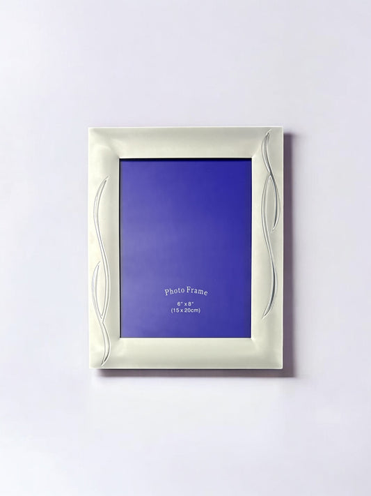 Ramă foto argintată 15x20 cm